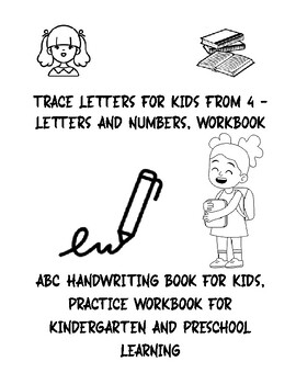 Preview of Trace Letters Of The Alphabet and Sight Words Preschool Practice