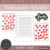 Trace Lower Case Letters | Alphabet Tracing