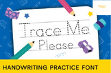 Trace Me Please: Interactive Letter Formation Font