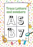 Trace Numbers and Alphabet Letters Writing Skills