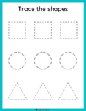 Trace The Line - Pencil Control worksheets for Early Years