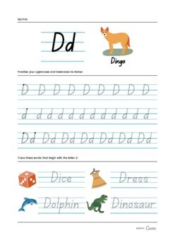 Trace Uppercase and Lowercase Letters by YouGoTeacher | TpT