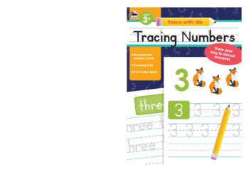 Preview of Trace With Me - Tracing Numbers - P