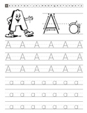 106 page for Tracing alphabet / easy learning alphabets st