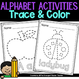 Trace and Color Alphabet Printables