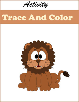 Preview of Trace and Color Animals