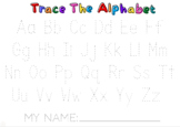 Trace and Color the Alphabet