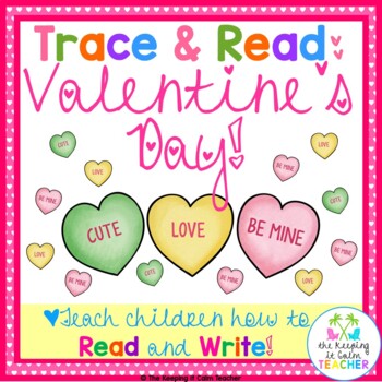 Preview of Trace and Read: Valentine's Day!