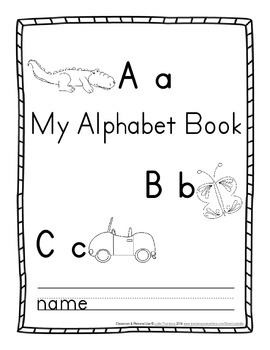 Trace and Write Alphabet Book by JustLottie | Teachers Pay Teachers