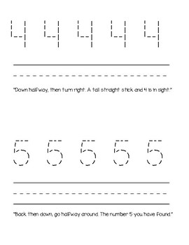 Trace and Write numbers 0-10 Activity Booklet by Amanda's A Plus Activities