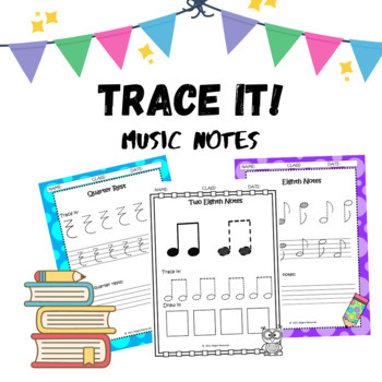 Preview of Trace it! - Music Notes