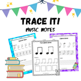 Trace it! - Music Notes