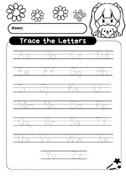 Preview of Trace the Letters