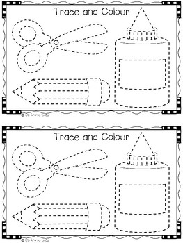 Early Finisher Work - Trace the Lines by Owl Worksheets | TPT