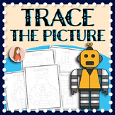Trace the Picture Worksheets   | Tracing Pages for Kindergarten