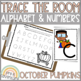 Trace the Room Pumpkins | Alphabet and Number Recogniton