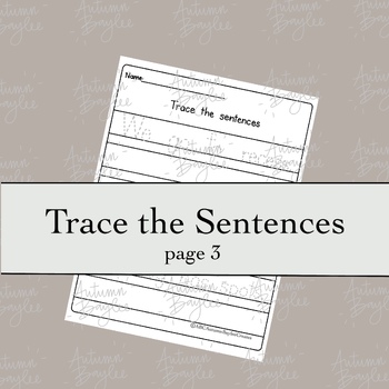 Preview of Trace the Sentences pg 3