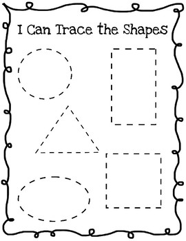 Preview of Trace the Shapes (FREE)