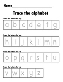 Trace the alphabet