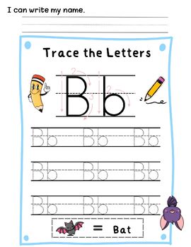 Trace the letters / Pre-K & Kindergarten / Trace the line,Draw the line.