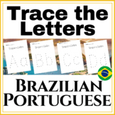 Trace the letters | Traçar a Letras | Portuguese Alphabet