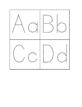 Traceable Alphabet Letters by Andrew Flecker | Teachers Pay Teachers