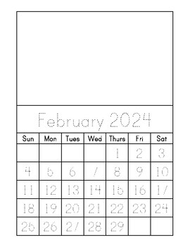 Traceable Monthly Calendar January 2023 - December 2024 | TPT