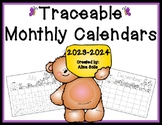 Traceable Monthly Calendars 2023-2024