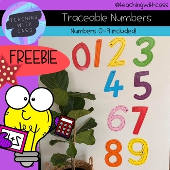 Preview of Traceable Numbers 0-9