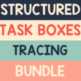 Tracing Activities Bundle TASK BOXES Special Ed, Preschool