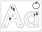 Tracing Alphabet Cards/Pages