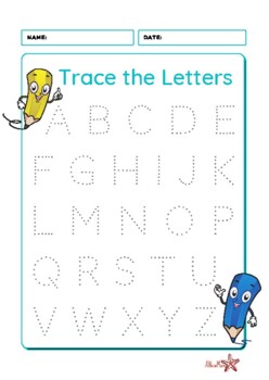 Tracing Alphabet Letter by ANewMom | Teachers Pay Teachers