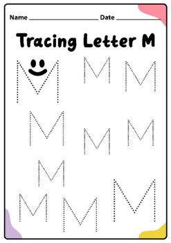 letter m tracing teaching resources teachers pay teachers