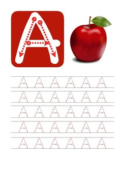 tracing capital letters english alphabet practice tracing letters