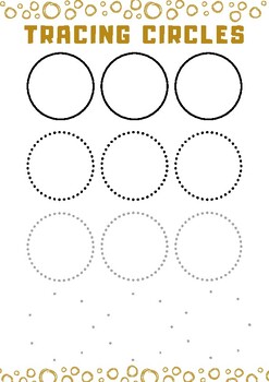 Preview of Tracing Circles: graded approach to learning the circle motor pattern