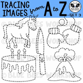 Tracing Clip Art - Traceable Pictures from A to Z (Set 3)