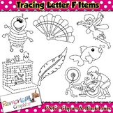 Tracing Clip art Letter F pictures