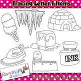 Tracing Clip art Letter I pictures