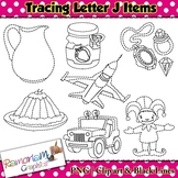 Tracing Clip art Letter J pictures