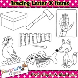 Tracing Clip art Letter X pictures