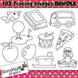 Tracing Clip art Letters A-Z BUNDLE