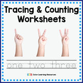 Tracing and Counting Worksheets