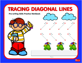 tracing diagonal lines workbook by maq tono teachers pay teachers