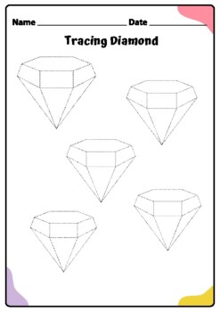 shape diamond worksheet