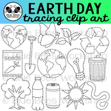 Tracing Earth Day Clip Art