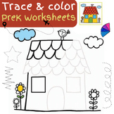 Tracing Editable Practice Practice for  Prek & K Grade