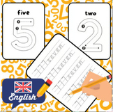 Tracing English Numbers 1-100 Worksheets