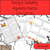 Tracing & Evaluating Argument Practice (Fast Food Text)