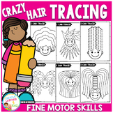 Tracing Fine Motor Skills Crazy Hair Mats