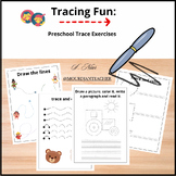 Tracing Fun: Preschool Trace Exercises